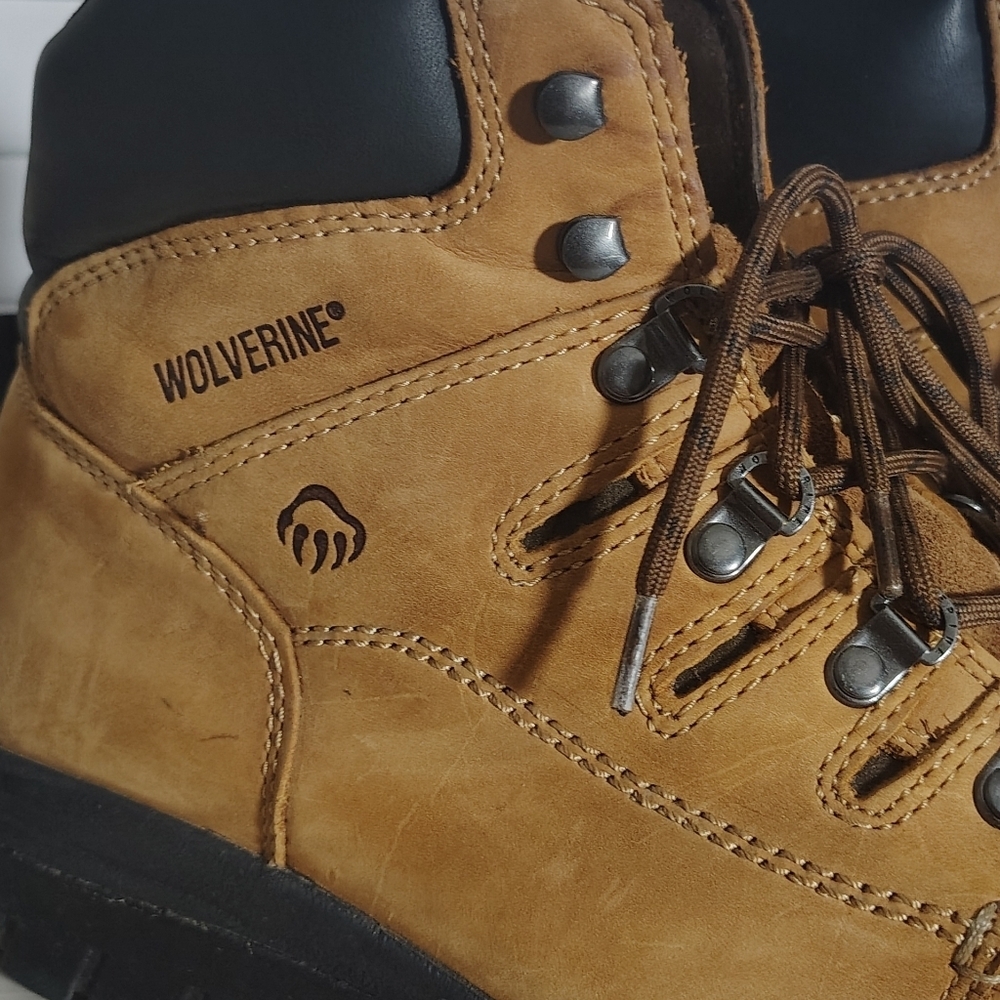 Wolverine Potomac Men's Steel Toe Work Boots Leather 12M - Picture 7 of 7